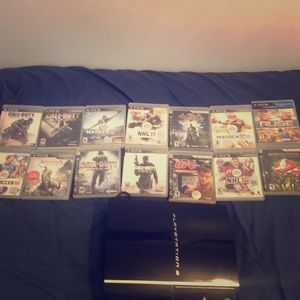 PlayStation 3 with 14 games